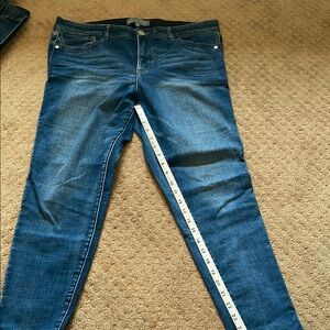 Wit & Wisdom Blue Skinny Jeans with Tapered Leg